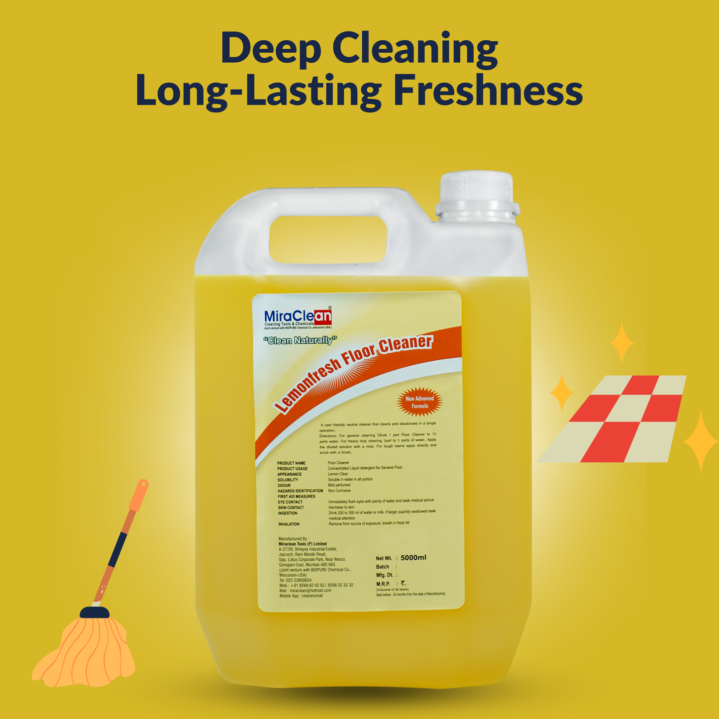 Lemon Fresh Floor Cleaner 5L