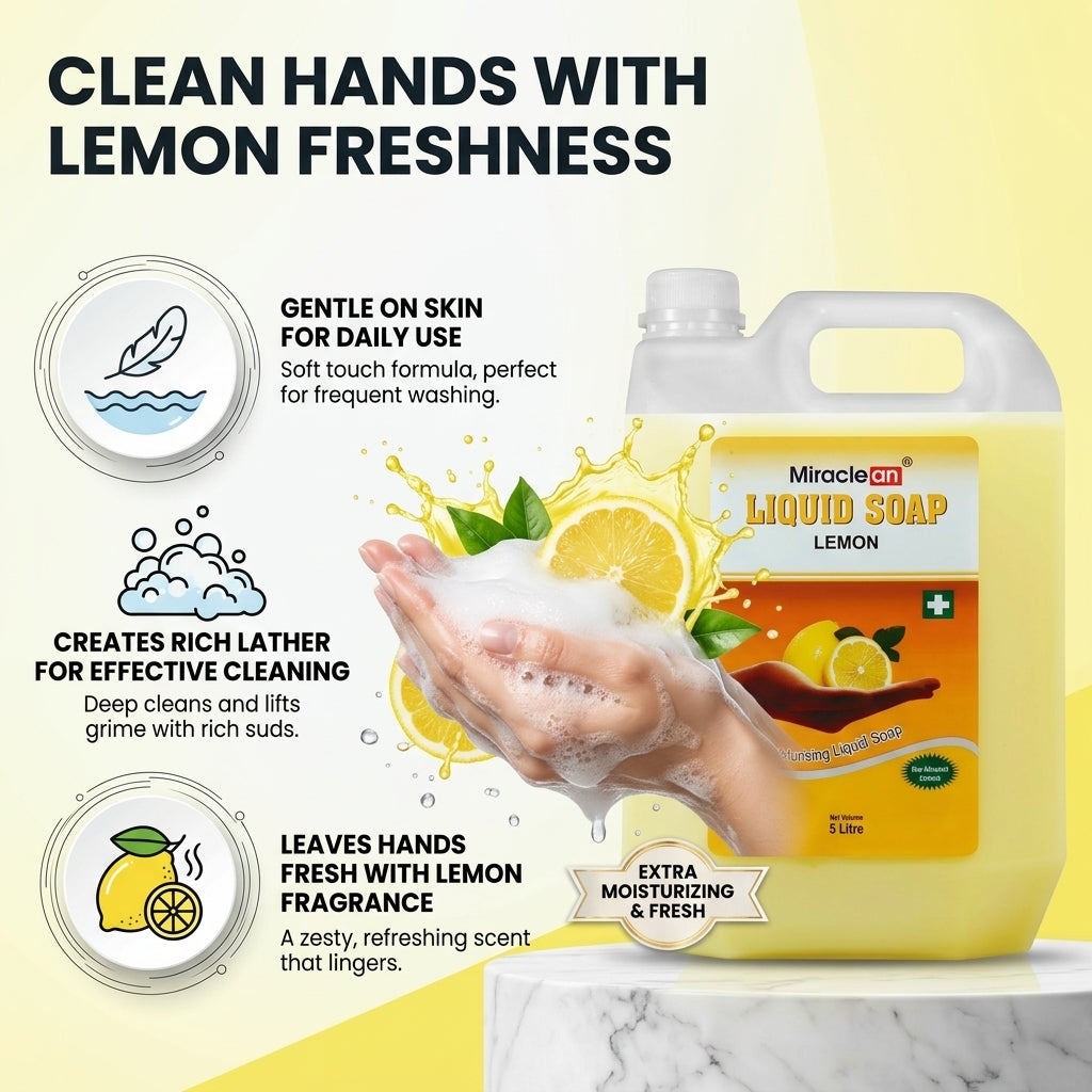 Liquid Soap Lemon 5L X 4