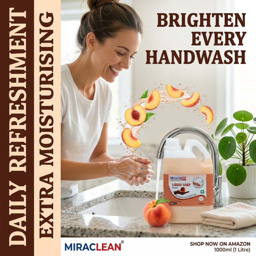 Liquid Soap Peach 1L X 4