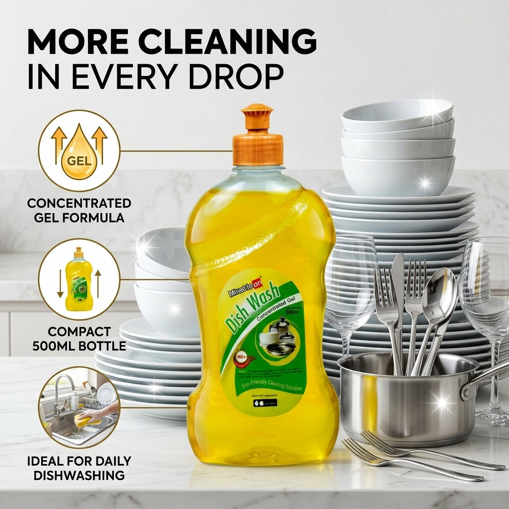 Dishwash Gel 500ml X 4