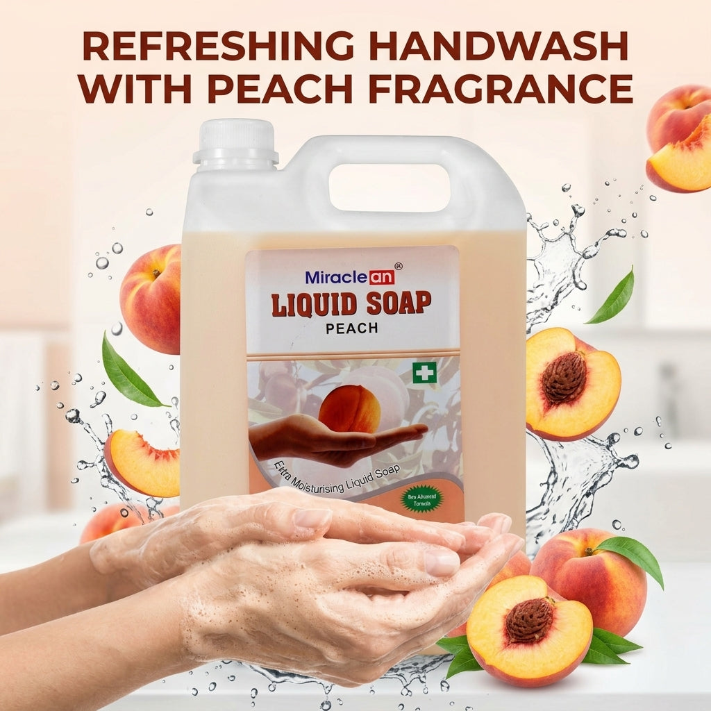 Liquid Soap Peach 5L X 4