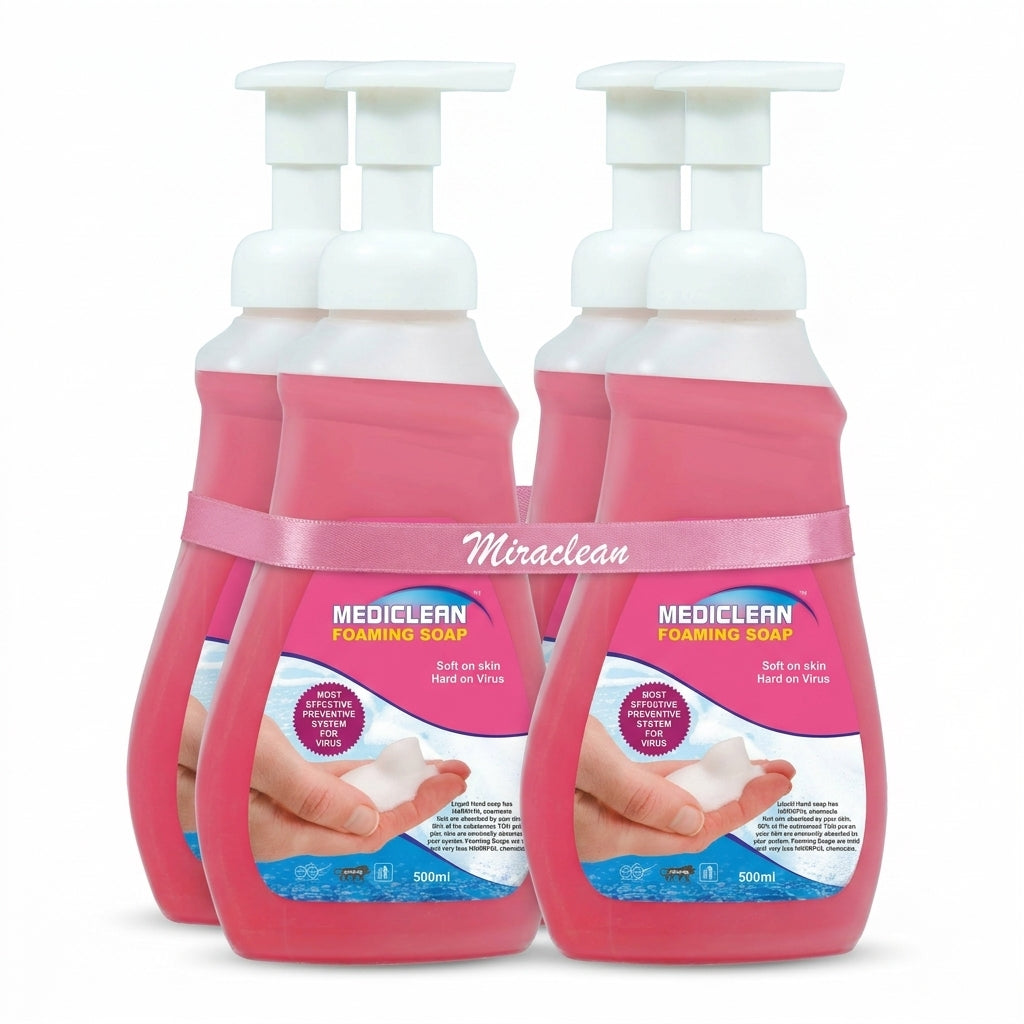Mediclean Foaming Soap 500ml X 4