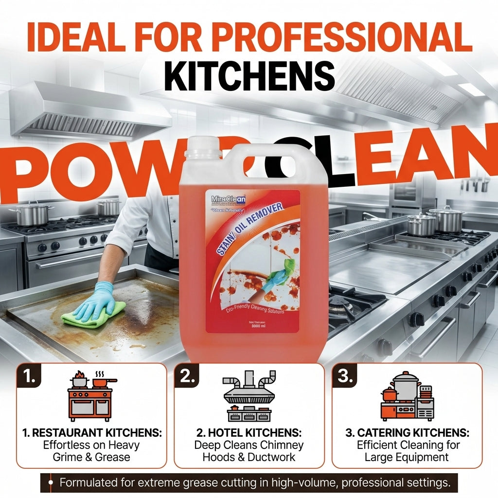 Miraclean Industrial-Grade 5L Stain & Oil Remover