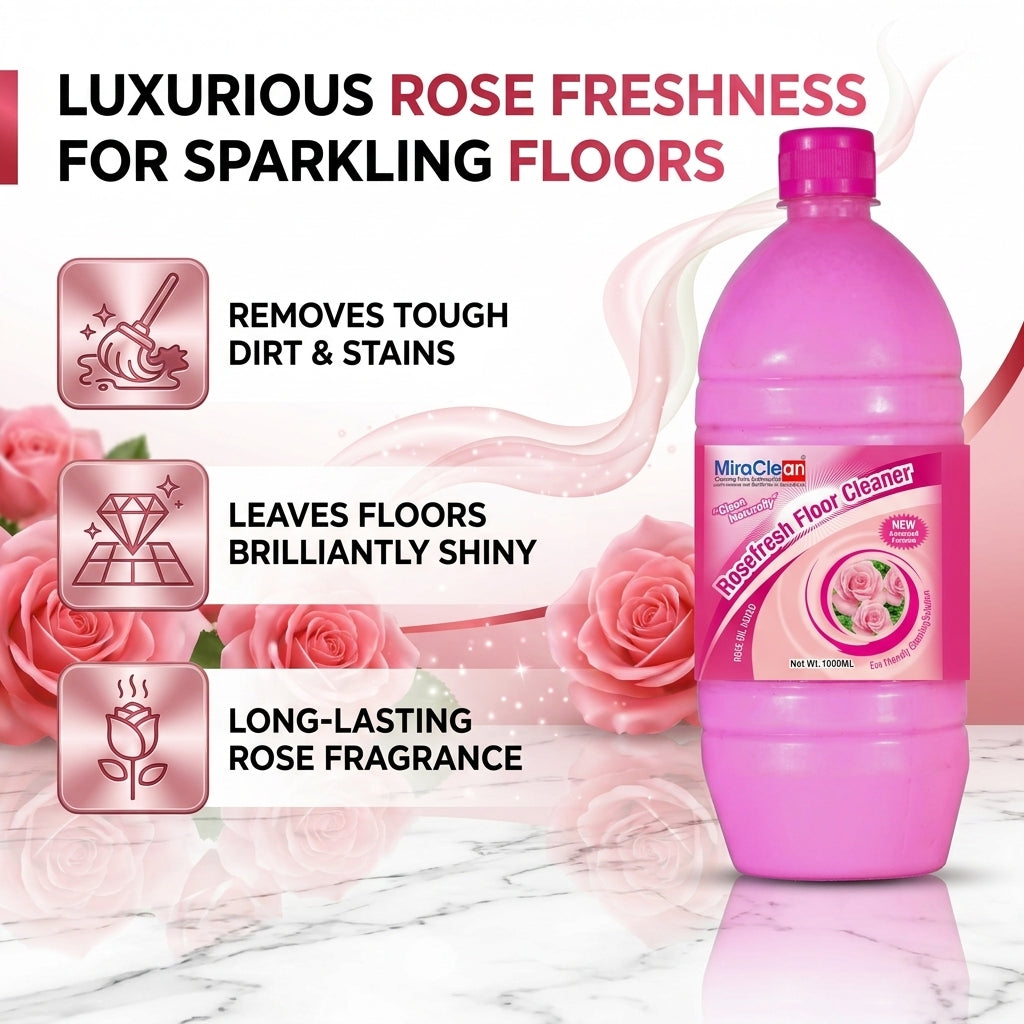 Rosefresh Floor Cleaner 1L X 4