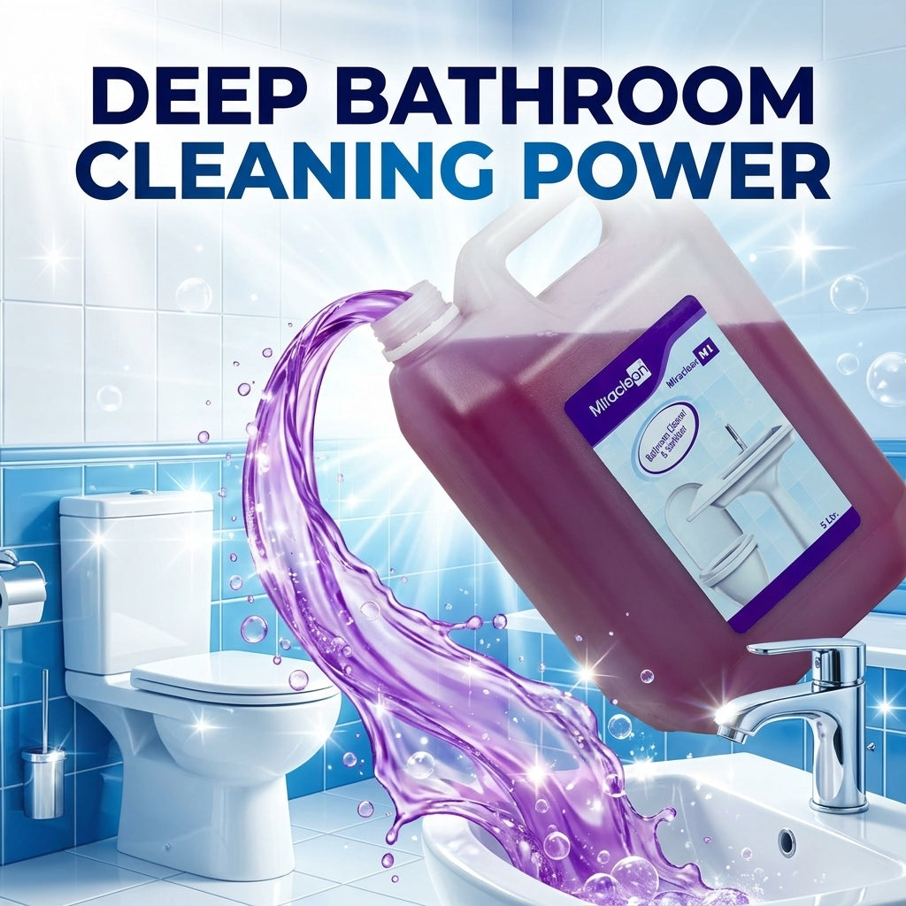 Bathroom Cleaner & Sanitizer 5L X 4