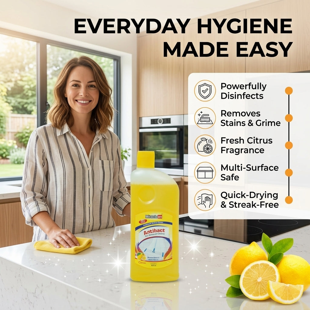 Antibacterial Cleaner Citrus 500ml X 4