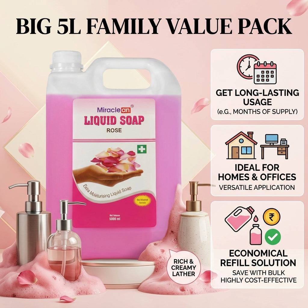 Liquid Soap Rose 5L X 4