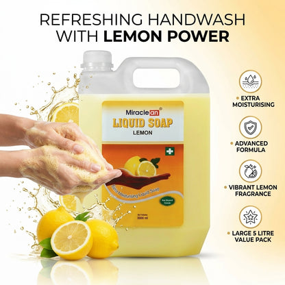 Liquid Soap Lemon 5L X 4