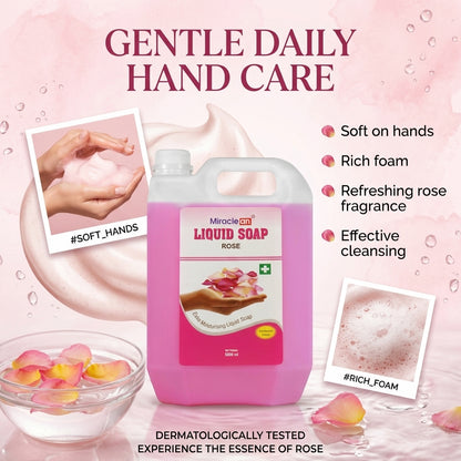 Liquid Soap Rose 5L X 4