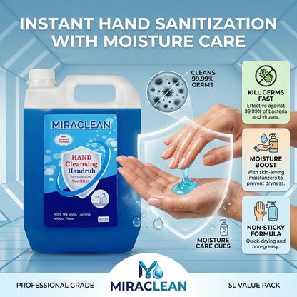 Handrub Moisturizer & Sanitizer 5L X 4