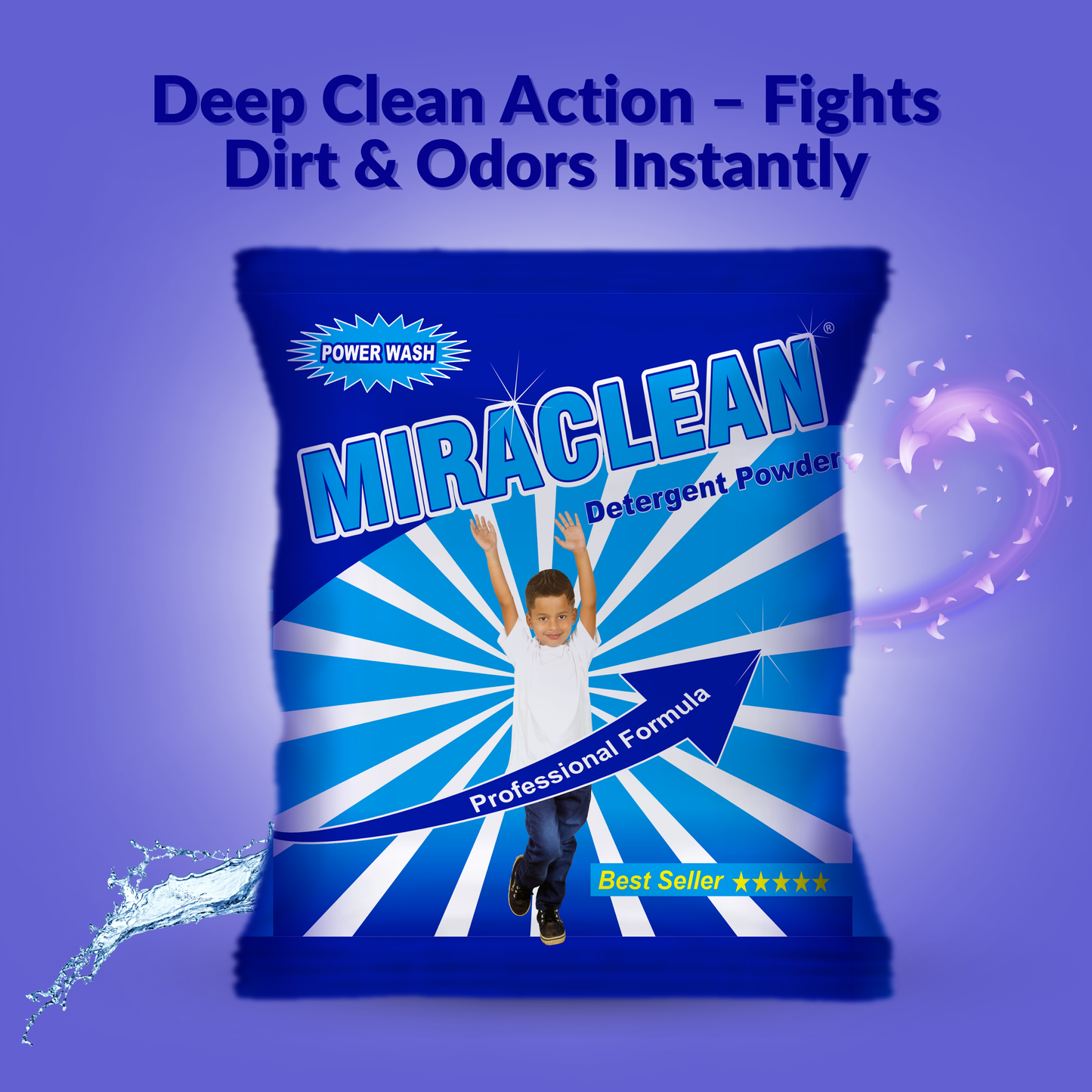 Detergent Powder Dark Packet