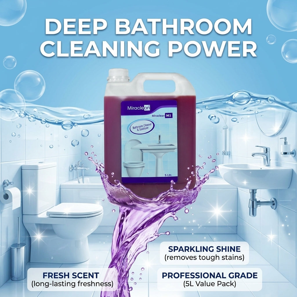 Bathroom Cleaner & Sanitizer 5L X 4
