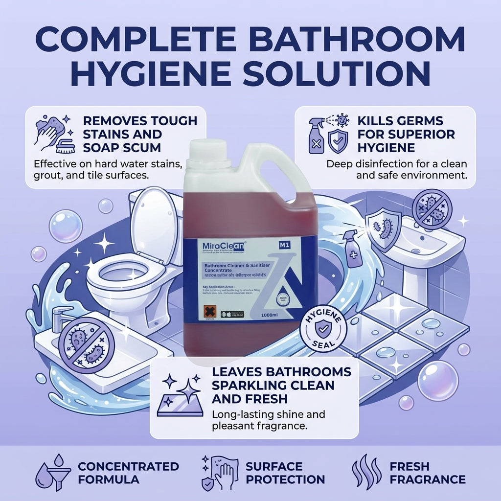 Bathroom Cleaner 1L X 4