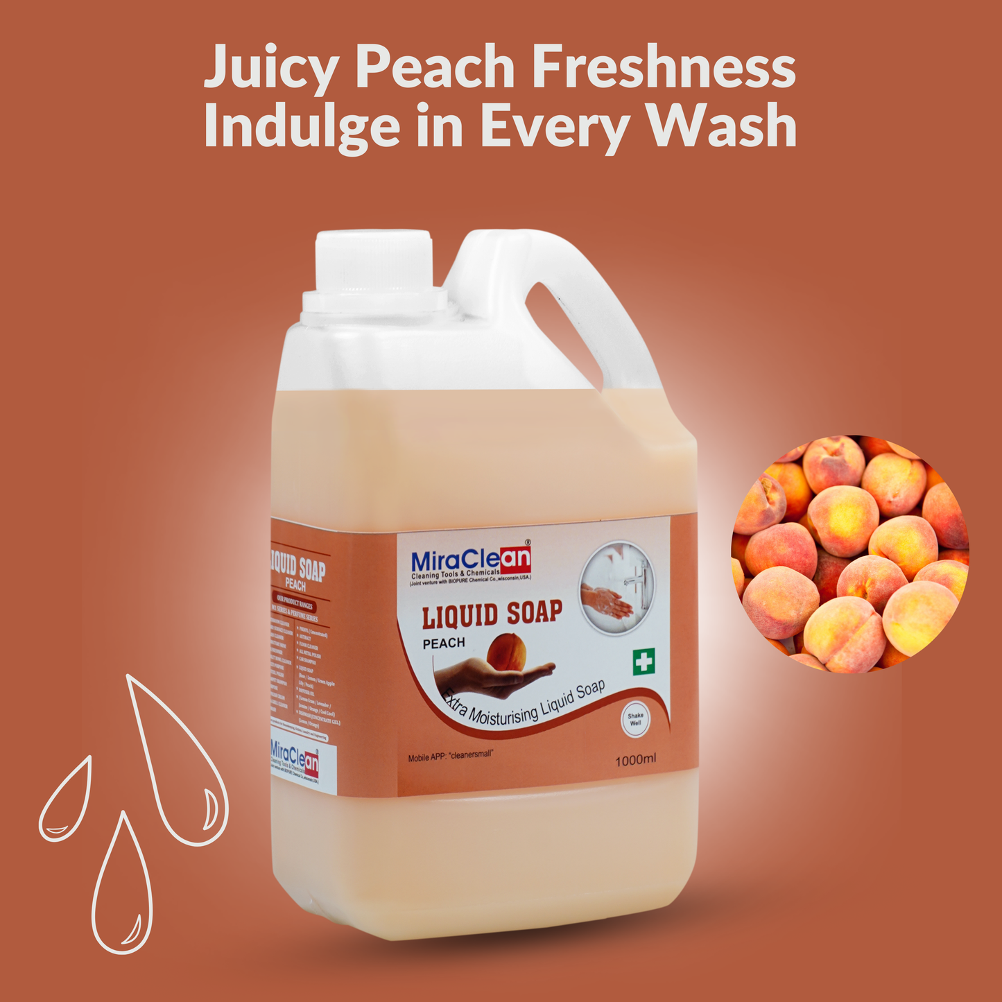 Liquid Soap Peach 1L