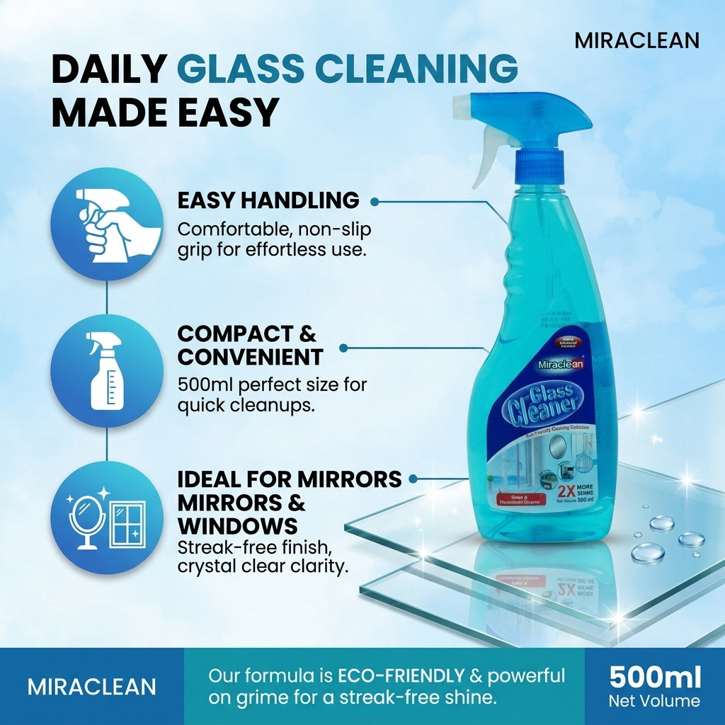 Glass Cleaner 500ml X 4