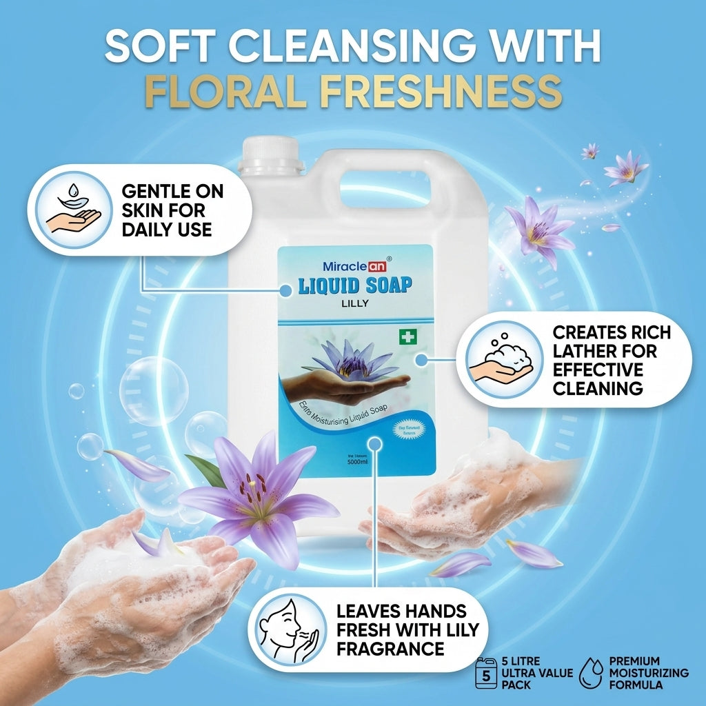 Liquid Soap Lily 5L X 4