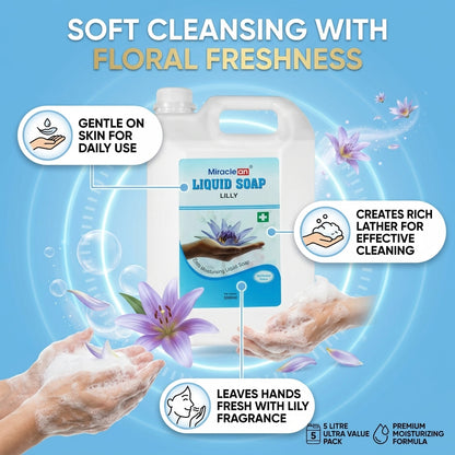 Liquid Soap Lily 5L X 4