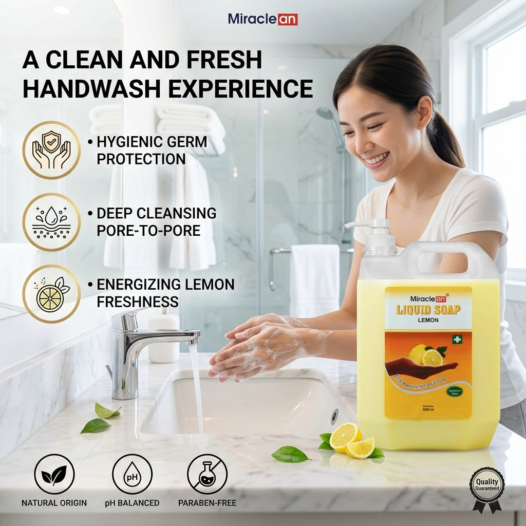 Liquid Soap Lemon 5L X 4