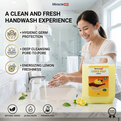 Liquid Soap Lemon 5L X 4