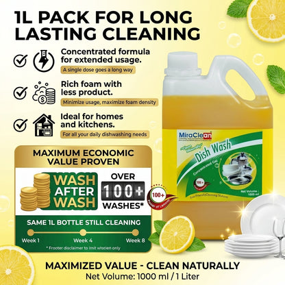 Dishwash Gel 1L X 4