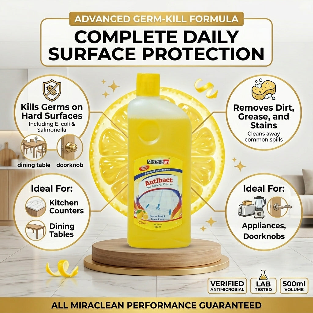 Antibacterial Cleaner Citrus 500ml X 4