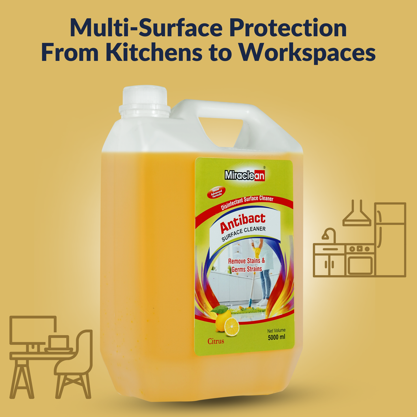Anti Bact Surface Cleaner 5L