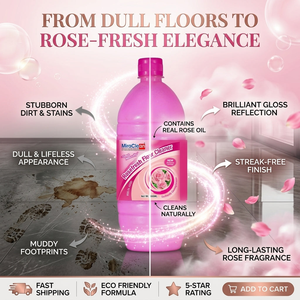 Rosefresh Floor Cleaner 1L X 4