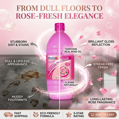 Rosefresh Floor Cleaner 1L X 4