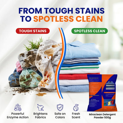 Detergent Powder Orange 500g X 4