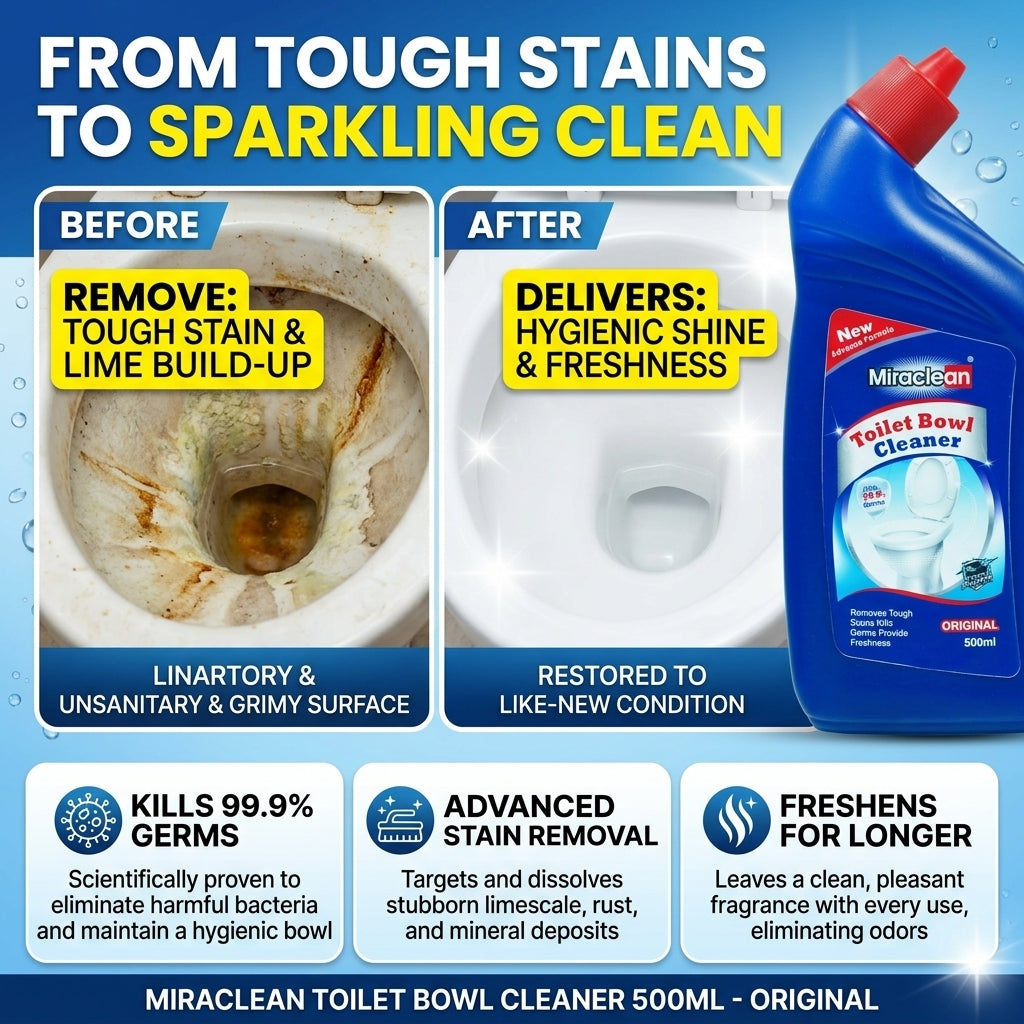Toilet Bowl Cleaner 500ml X 4