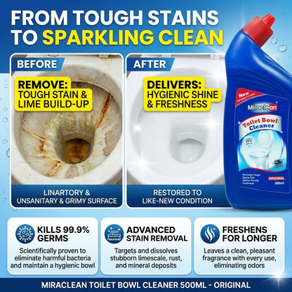Toilet Bowl Cleaner 500ml X 4