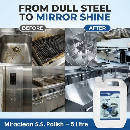 Stainless Steel Polish 5L X 4
