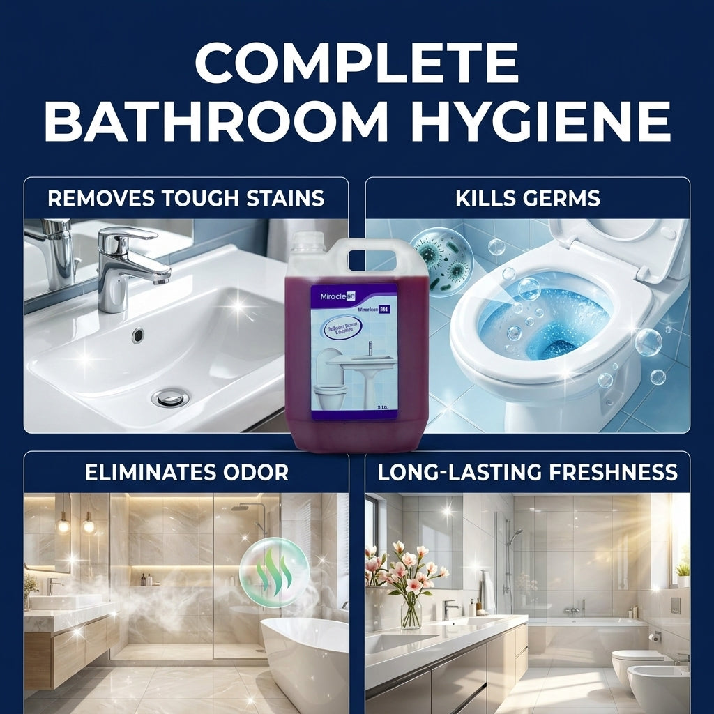 Bathroom Cleaner & Sanitizer 5L X 4