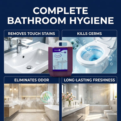Bathroom Cleaner & Sanitizer 5L X 4