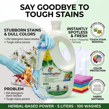 Laundry Max 5L X 4