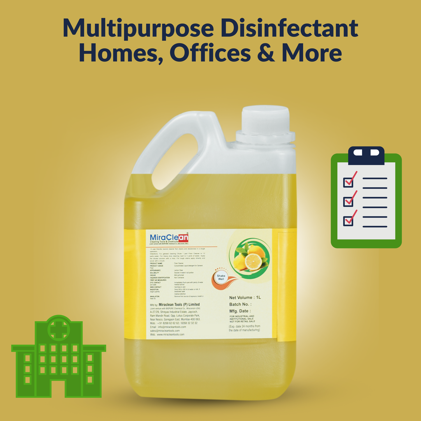 Lemon Fresh Floor Cleaner 1L