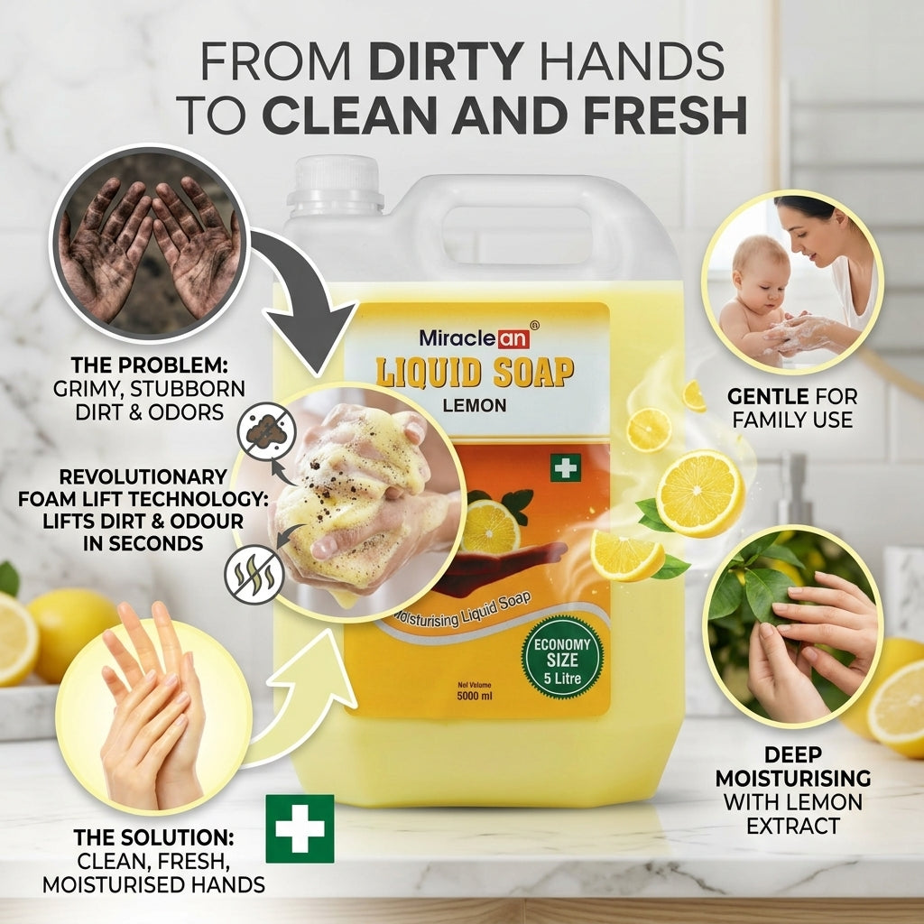 Liquid Soap Lemon 5L X 4