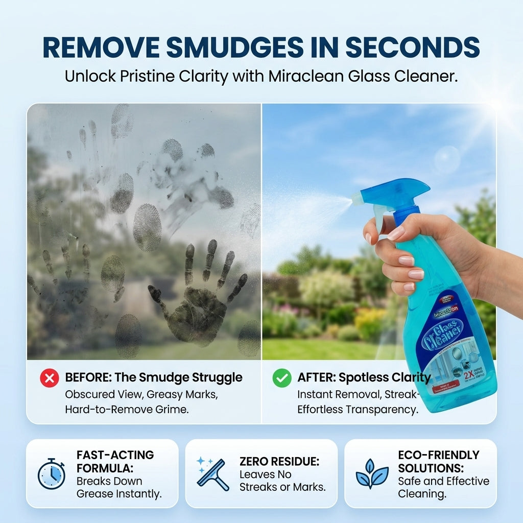 Glass Cleaner 500ml X 4