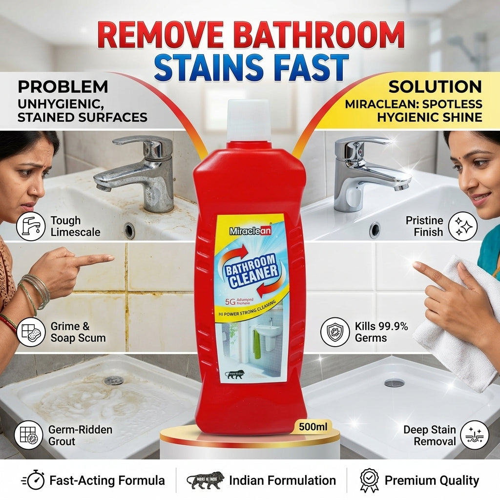 Bathroom Cleaner 500ml X 4