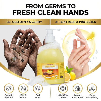 Handwash Lemon 500ml X 4