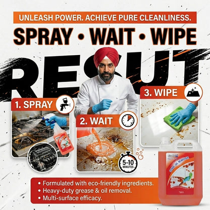Miraclean Industrial-Grade 5L Stain & Oil Remover