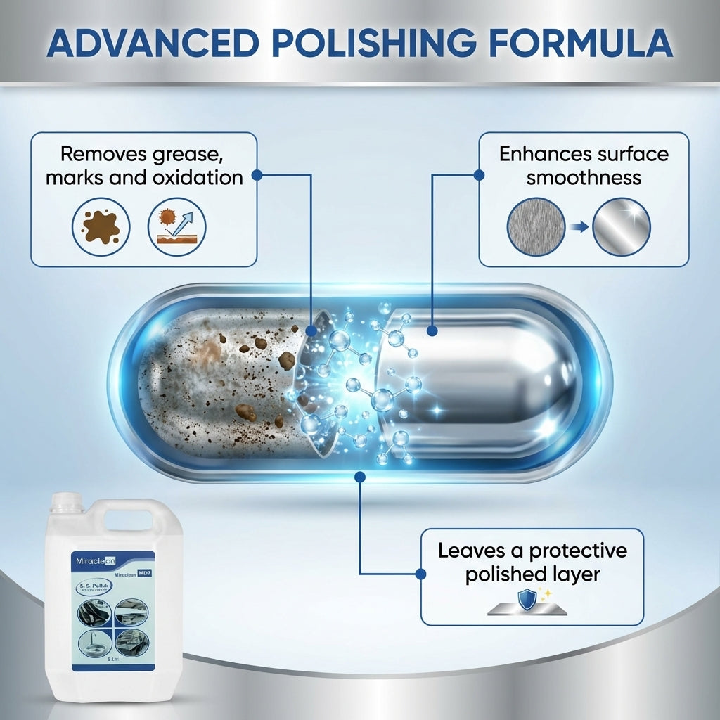 Stainless Steel Polish 5L X 4