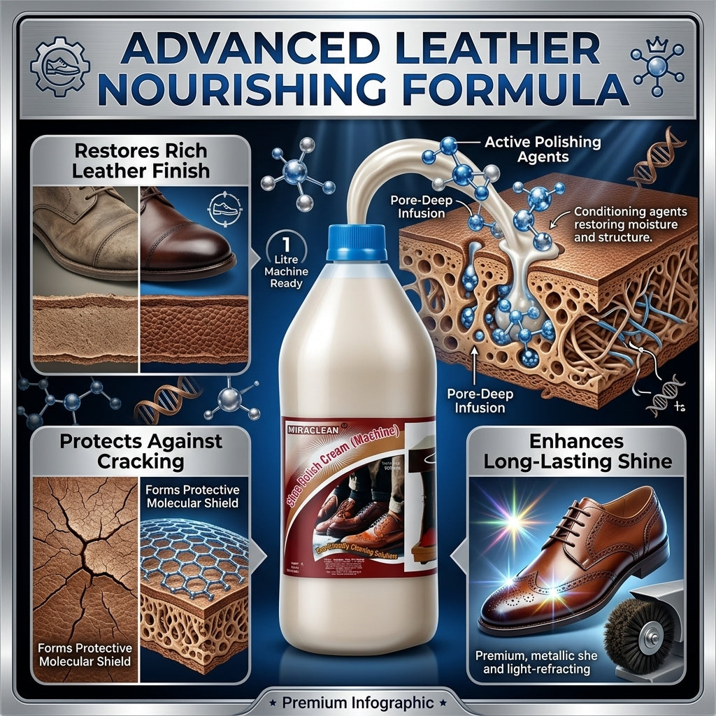 Shoe Polish Cream 1L X 4