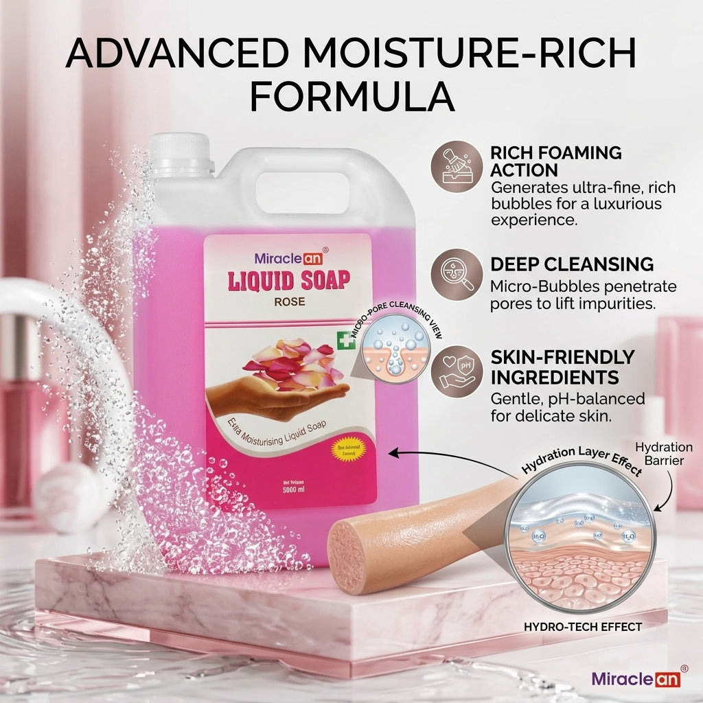 Liquid Soap Rose 5L X 4