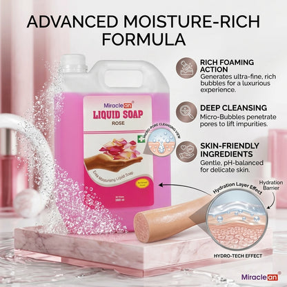 Liquid Soap Rose 5L X 4
