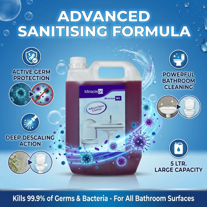Bathroom Cleaner & Sanitizer 5L X 4