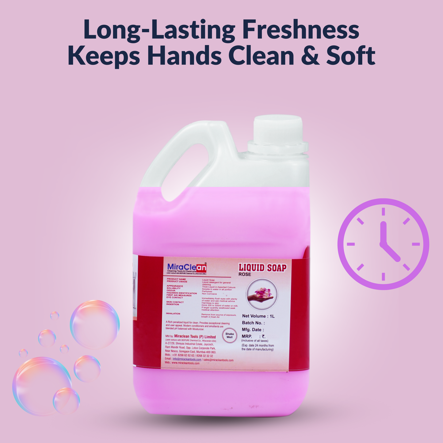 Liquid Soap Rose 1L