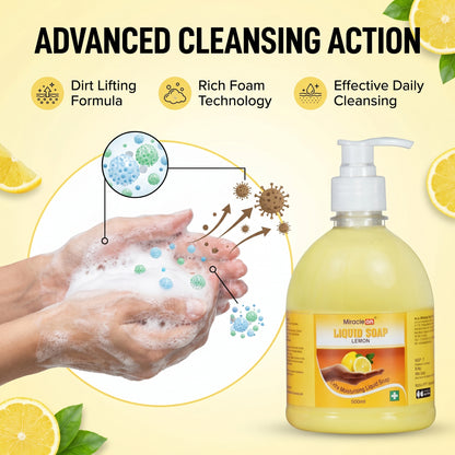 Handwash Lemon 500ml X 4