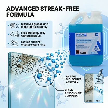 Glass Cleaner Concentrate 1L X 4