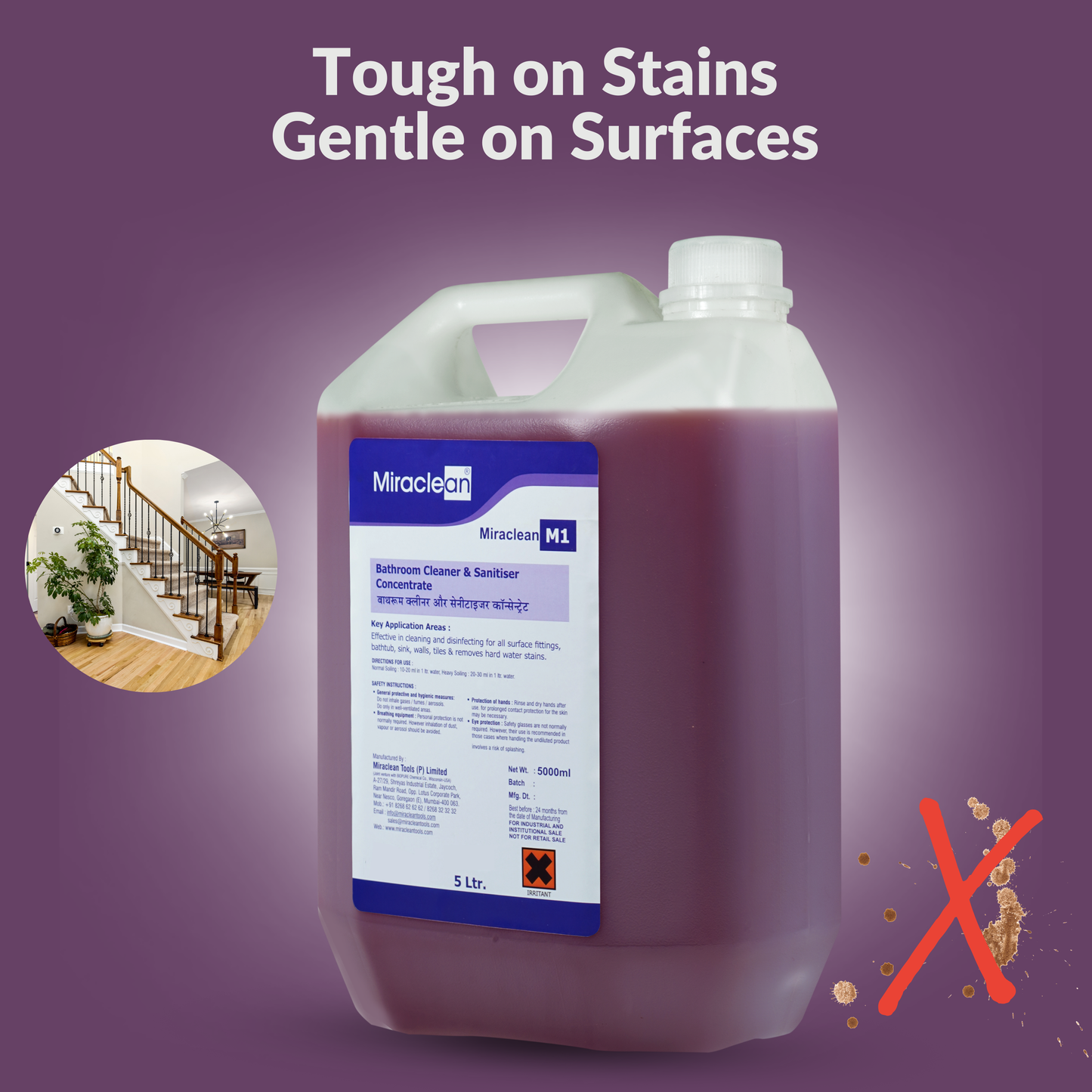 Bathroom Cleaner Sanitizer 5L